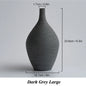 Minimalist Ceramic Narrow - Mouth Vase