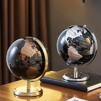 Retro World Globe – Modern Decorative Map
