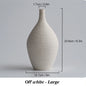 Minimalist Ceramic Narrow - Mouth Vase