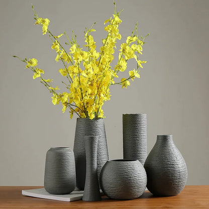 Solid Wood Hydroponic Vase – Rectangle Retro Flower Arrangement