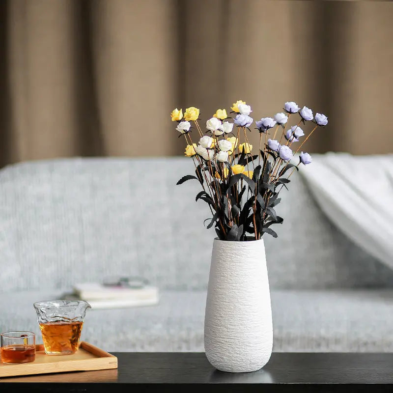 Solid Wood Hydroponic Vase – Rectangle Retro Flower Arrangement