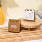Minimalist Mini Desk Calendar 2026 – Portable 180° Flip Planner