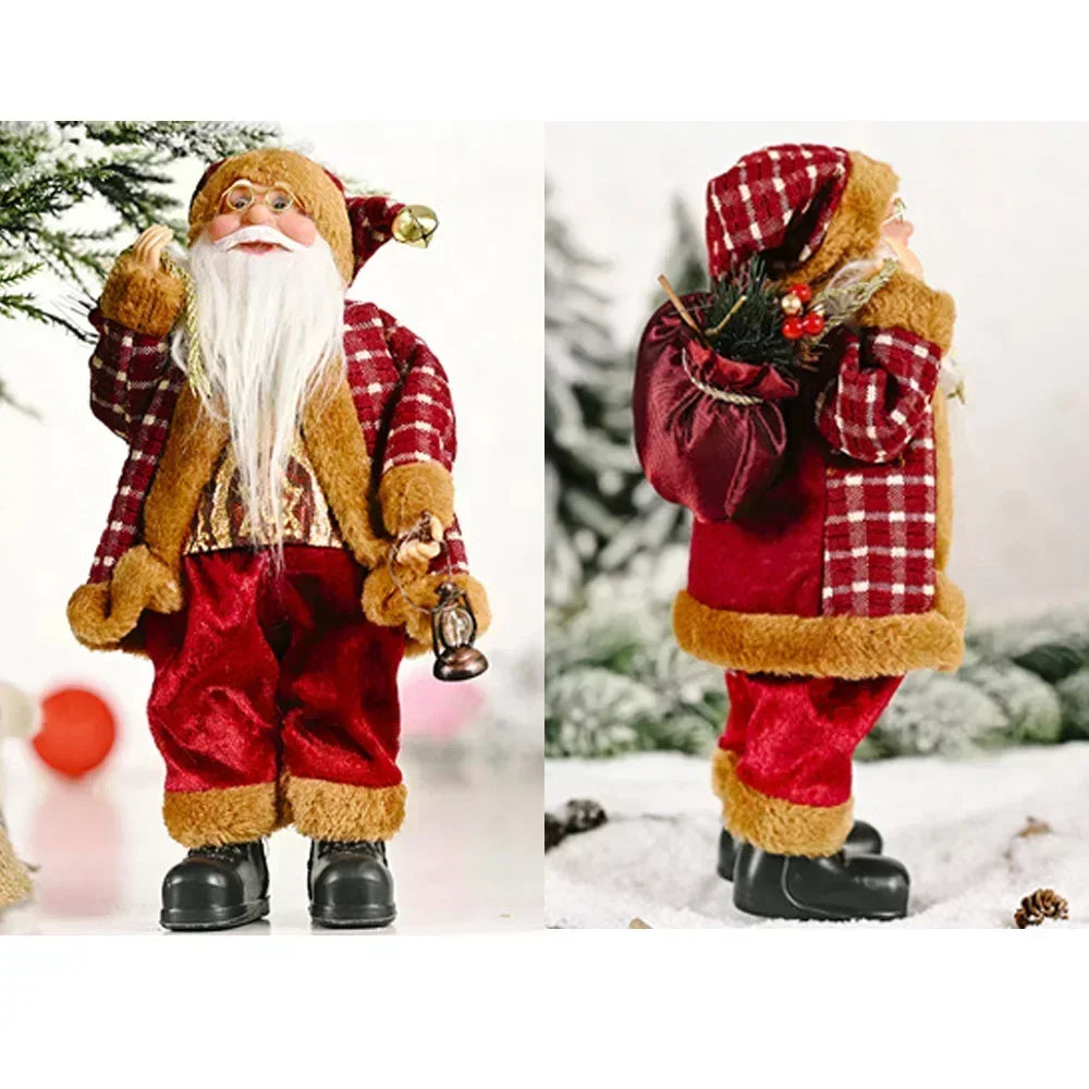 Santa Claus Plush Doll - Christmas Decor (30cm)