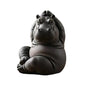 Yoga Hippo Statue – Handcrafted Resin Figurine