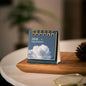 Minimalist Mini Desk Calendar 2026 – Portable 180° Flip Planner