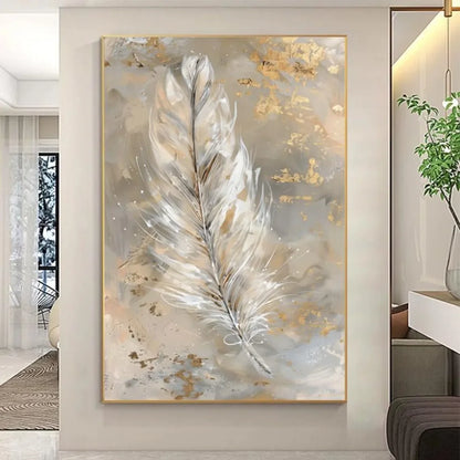 Yellow Horse Abstract Canvas – Hand-Painted Modern Wall Art