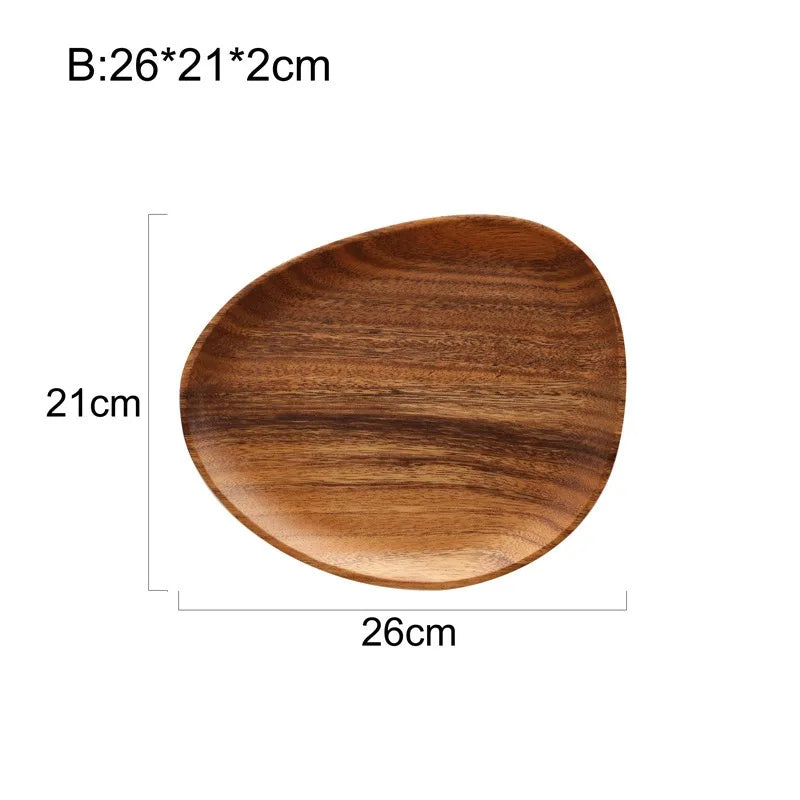 Wooden Oval Serving Tray