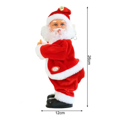 Dancing Santa Figurine – Electric Twerking Christmas Doll with Music