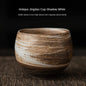 Japanese Handmade Stoneware Teacup – Minimalist Single Cup for Peaceful Tea Moments