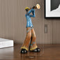 Modern Musician Sculpture – Decorative Band Figurine for Home & Office