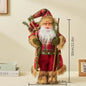 1Pc Santa Claus Christmas Ornament - 12.6 Inch Plastic Bird 3D Statue