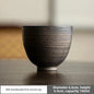 Japanese Handmade Stoneware Teacup – Minimalist Single Cup for Peaceful Tea Moments