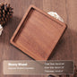 Solid Walnut Wood Coaster – Minimalist Heat-Resistant Drink Mat