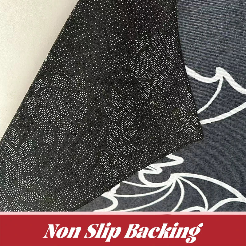 Christmas Door Mat – Santa & Gingerbread Design Holiday Welcome Rug