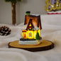 LED Snow House Night Light – Christmas & New Year Home Decoration