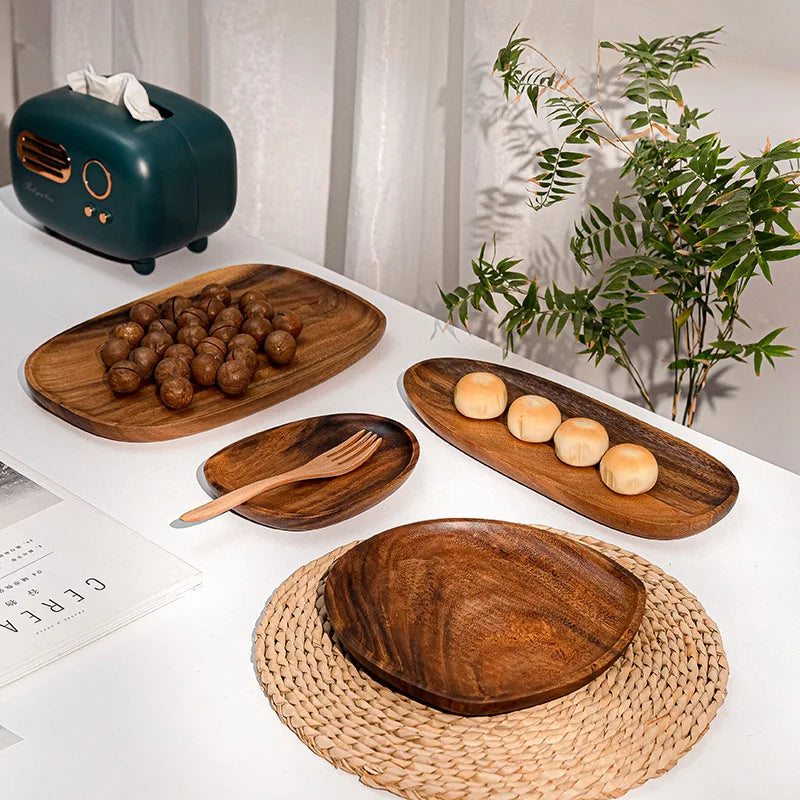 Wooden Oval Serving Tray