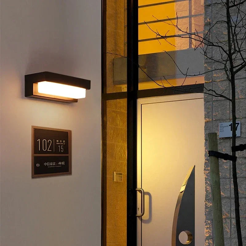 LED Solar Wall Light – Waterproof Outdoor Lighting for Patio & Garden