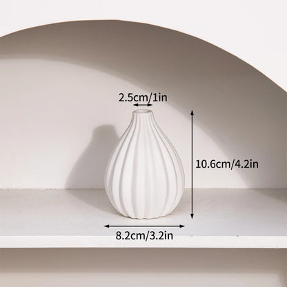 White Ceramic Decorative Vase