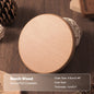 Solid Walnut Wood Coaster – Minimalist Heat-Resistant Drink Mat