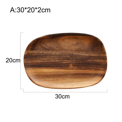 Wooden Oval Serving Tray