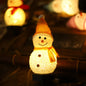Solar Snowman Lights – Outdoor Christmas Pathway Stakes for Lawn, Patio & Garden Decor