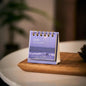 Minimalist Mini Desk Calendar 2026 – Portable 180° Flip Planner