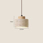KumoGlow™ Stone Pendant Lamp – Minimal Japanese Bedroom Light