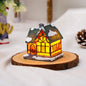 LED Snow House Night Light – Christmas & New Year Home Decoration