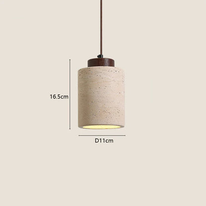 KumoGlow™ Stone Pendant Lamp – Minimal Japanese Bedroom Light
