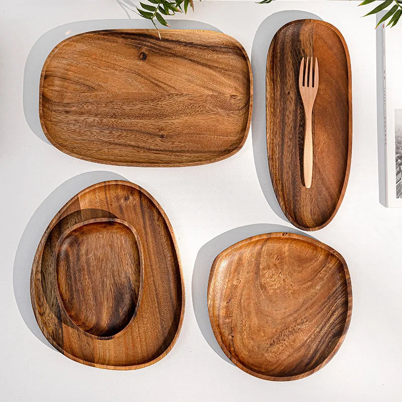 Wooden Oval Serving Tray