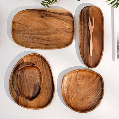 Wooden Oval Serving Tray