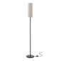 Modern Luxury Floor Lamp with Foot Switch Stepless Dimmer Tall Standing Lamp Fabric Lampshade for Bedroom Living Room Office