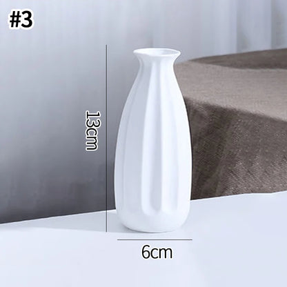 White Ceramic Decorative Vase