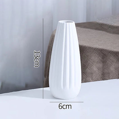 White Ceramic Decorative Vase