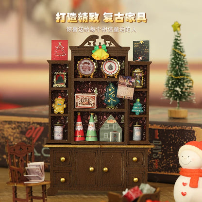 DIY Christmas Wonderland Miniature Book Nook – Handcrafted 3D 