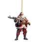 Cool Santa Acrylic Ornament – Modern 2D Christmas Tree & Home Decoration