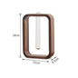 Wooden Hydroponic Vase – Retro Rectangle Pot for Calm & Cozy Spaces
