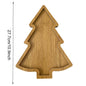 Christmas Tree Serving Tray – Wooden Elk & Tree Snack Plate
