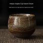Japanese Handmade Stoneware Teacup – Minimalist Single Cup for Peaceful Tea Moments