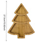 Christmas Tree Serving Tray – Wooden Elk & Tree Snack Plate