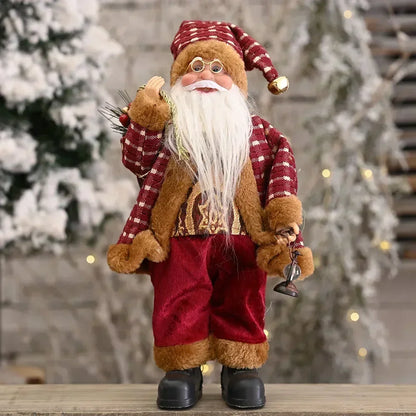 Santa Claus Plush Doll - Christmas Decor (30cm)