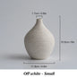 Minimalist Ceramic Narrow - Mouth Vase