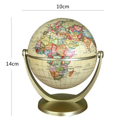 Retro World Globe – Modern Decorative Map