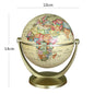 Retro World Globe – Modern Decorative Map