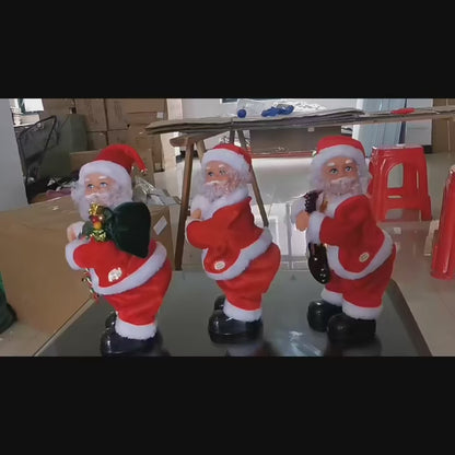Dancing Santa Figurine – Electric Twerking Christmas Doll with Music
