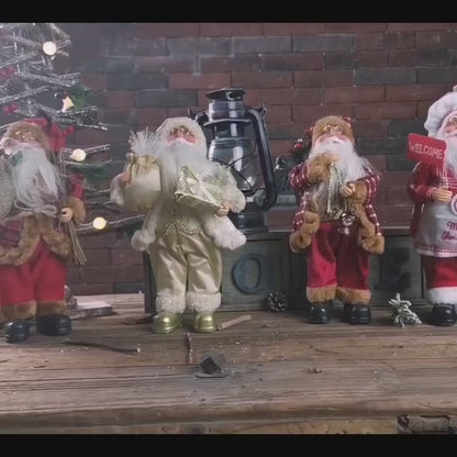 Santa Claus Plush Doll - Christmas Decor (30cm)